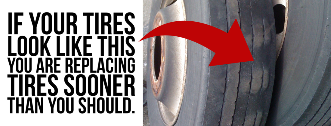 If your tires look bad, you are replacing them sooner than you should